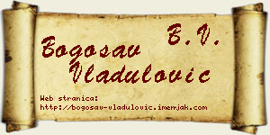 Bogosav Vladulović vizit kartica